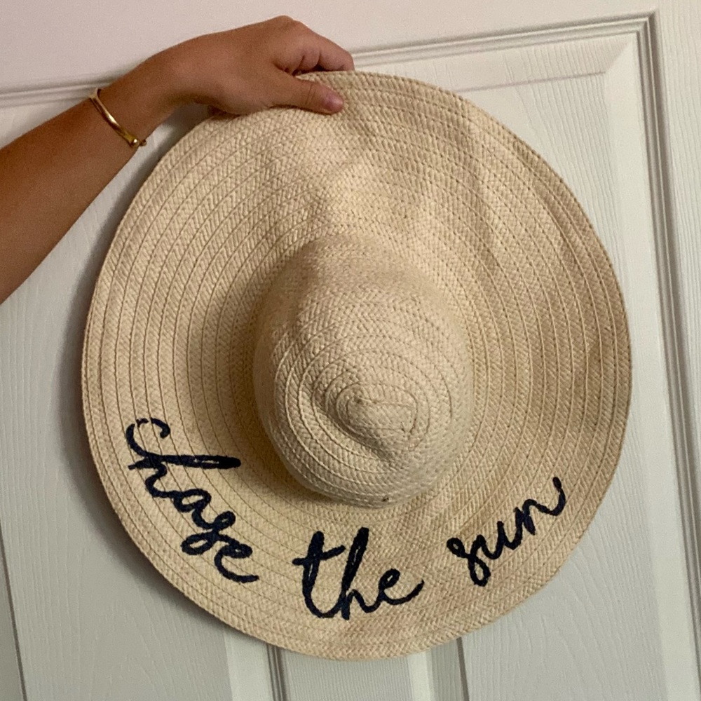 ASOS ‘Chase the Sun’ straw floppy hat
